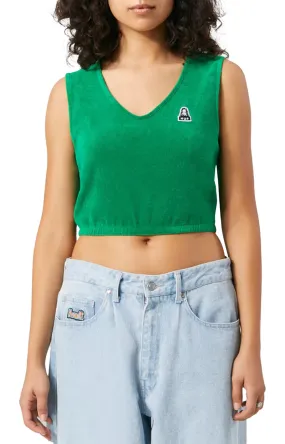 Huf x X-Girl Dub Rhythm Terry Crop Tank - Green