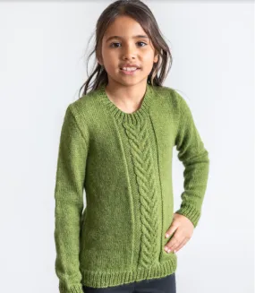 Indiecita EasyWash DK Kids Cable Sweater Knit Kit