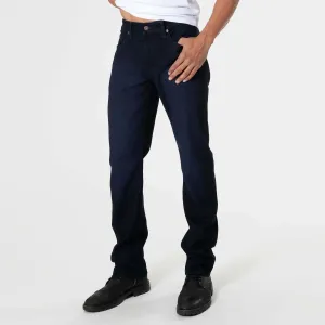 Indigo Wash Straight Comfort Stretch Jeans