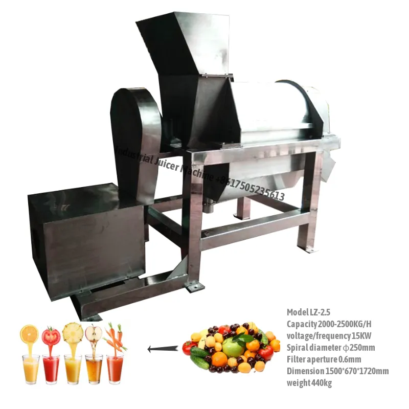 Industrial ginger juicer extractor machine