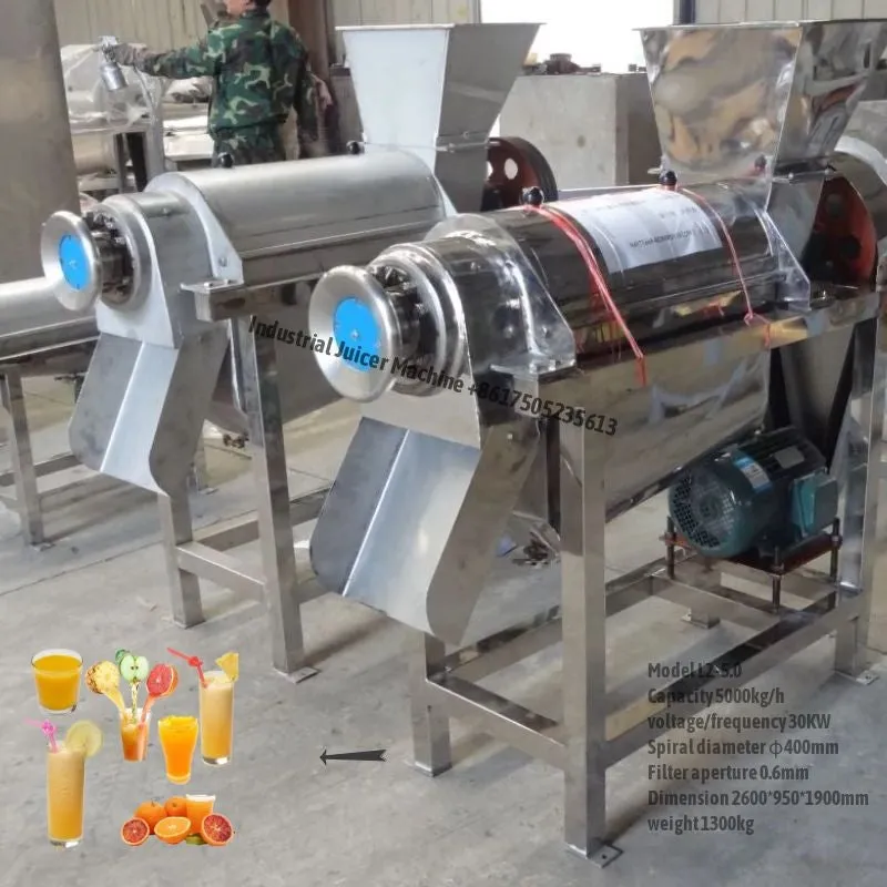 Industrial ginger juicer extractor machine