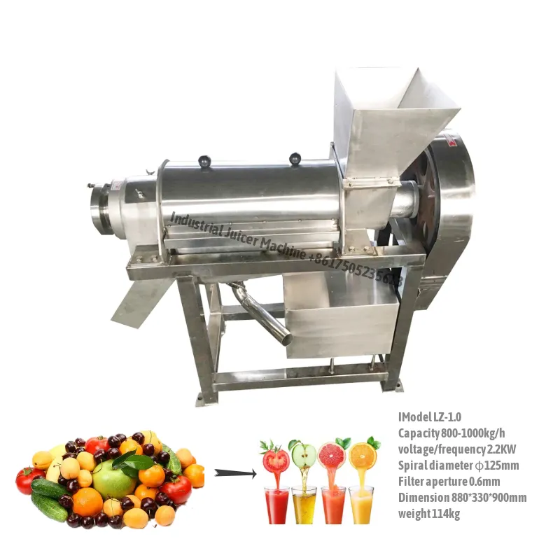 Industrial ginger juicer extractor machine