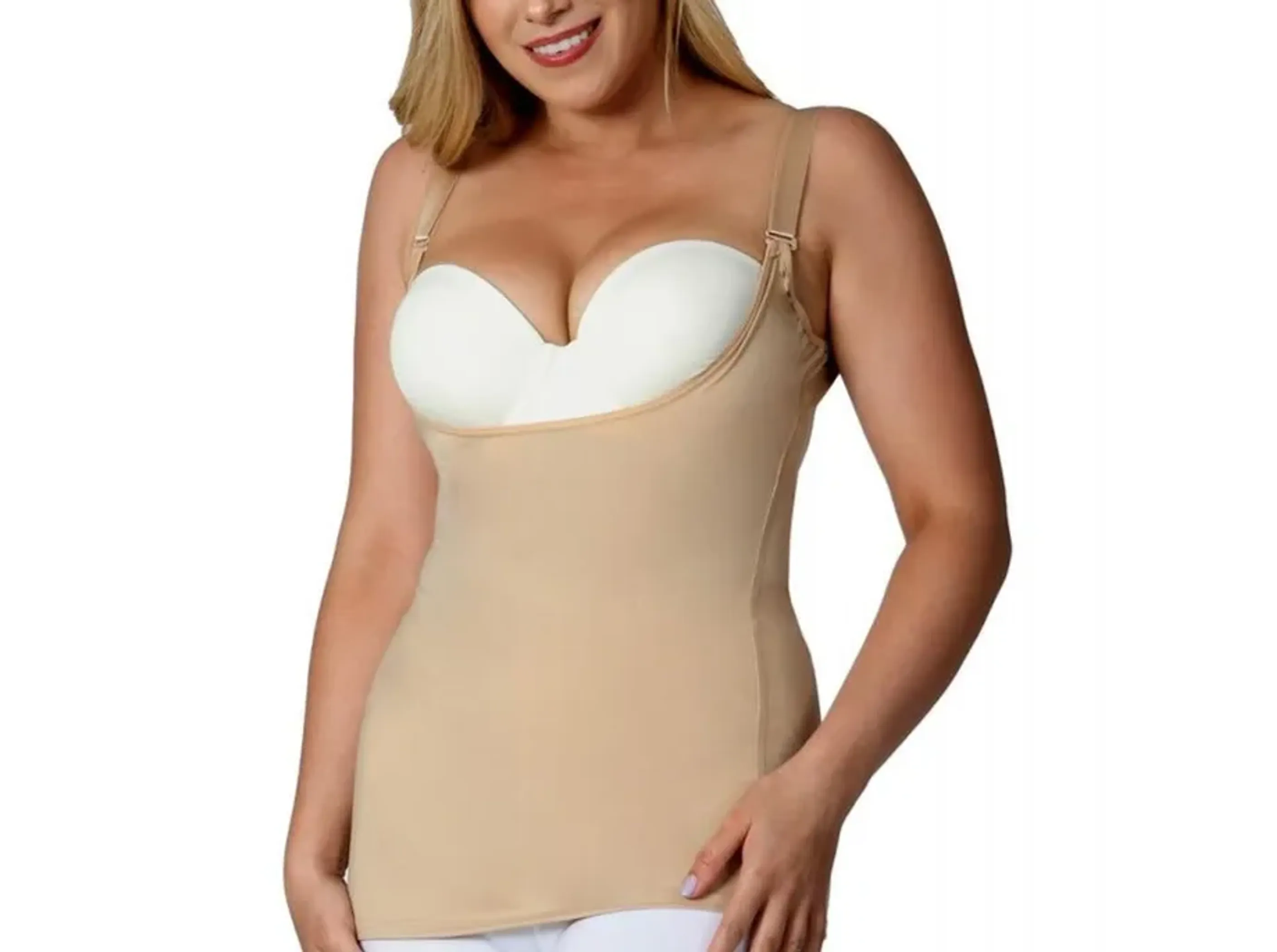 InstantFigure Underbust Tank Top W/Bra Straps