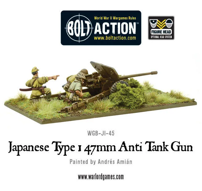 Japanese Type 1 47mm Anti Tank Gun