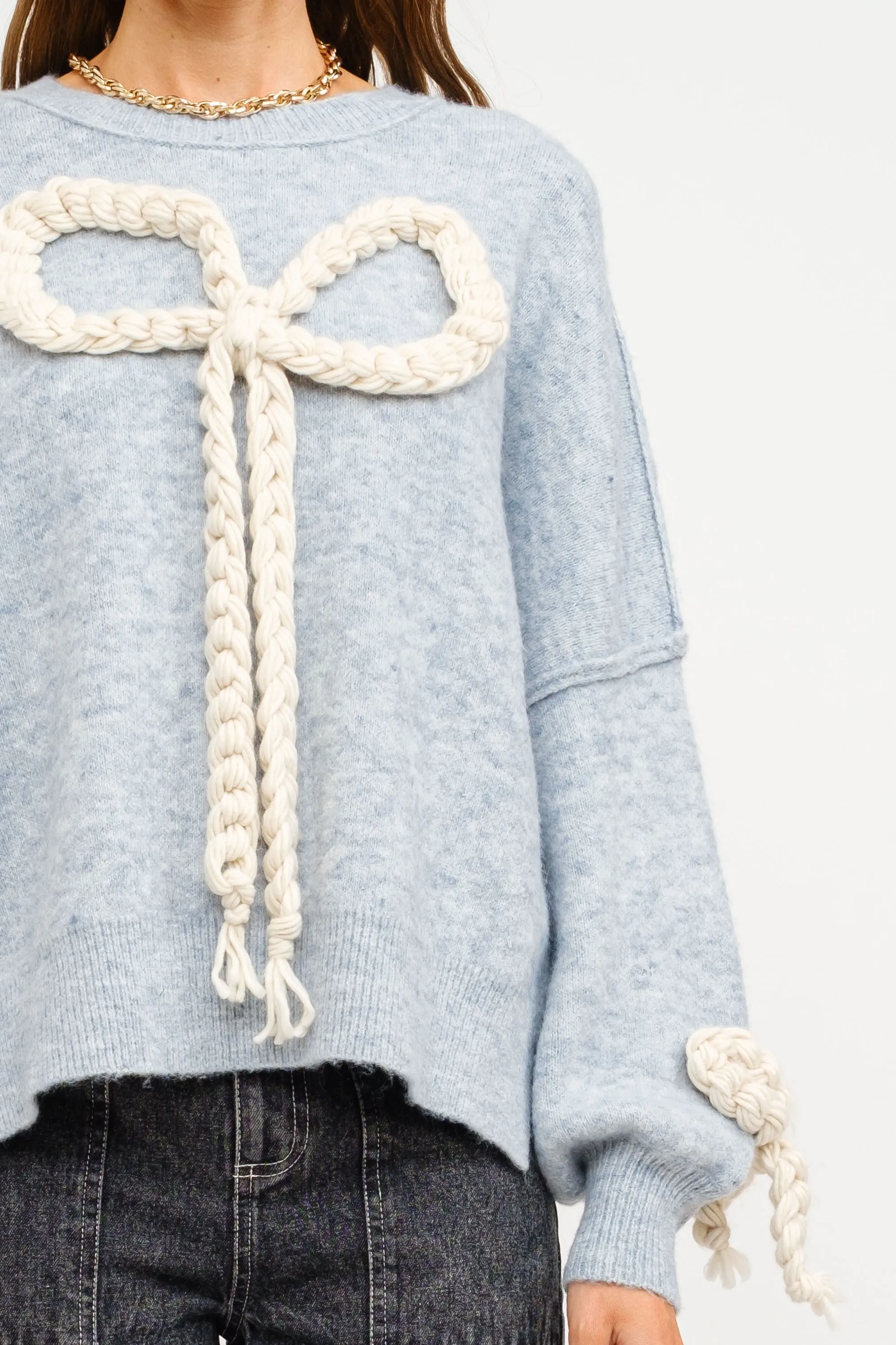 Knot Your Average Bow Sweater