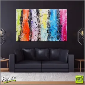 Lifesaver 160cm x 100cm Colourful Abstract Painting (SOLD)