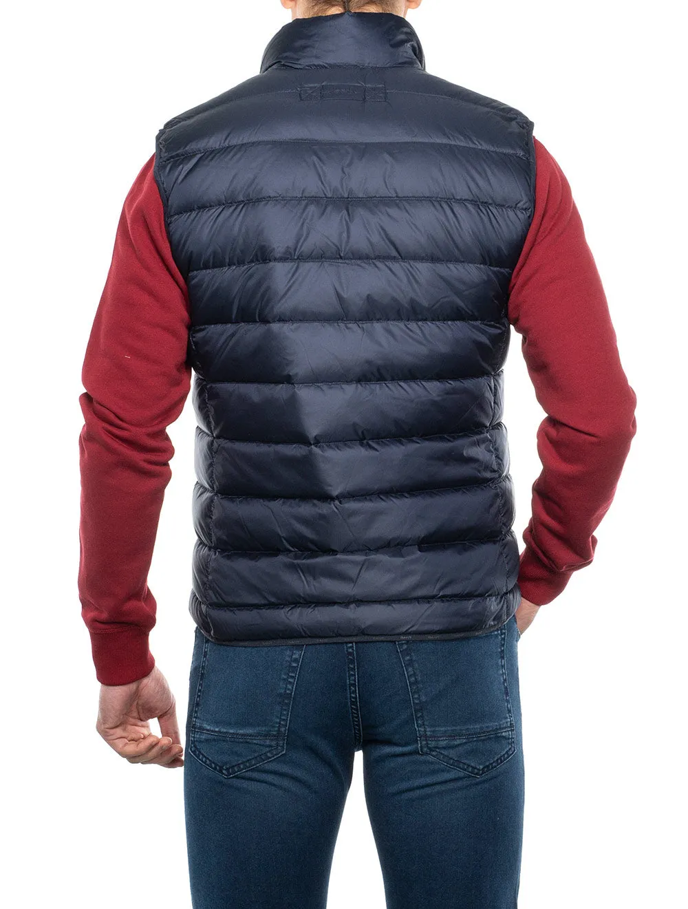 Light Down Gilet Evening Blue