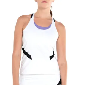 Lucky In Love/K-Swiss Reflex Tank - White/Black