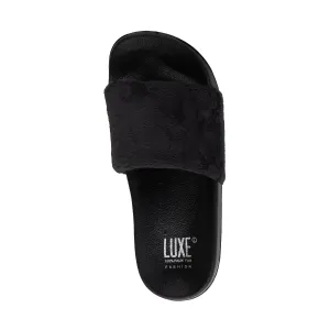 Luxe Fashion Classic Faux Sheepskin Women Slides-1-Piece