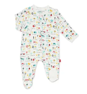 Magnetic Me | ABC Love Organic Cotton Footie