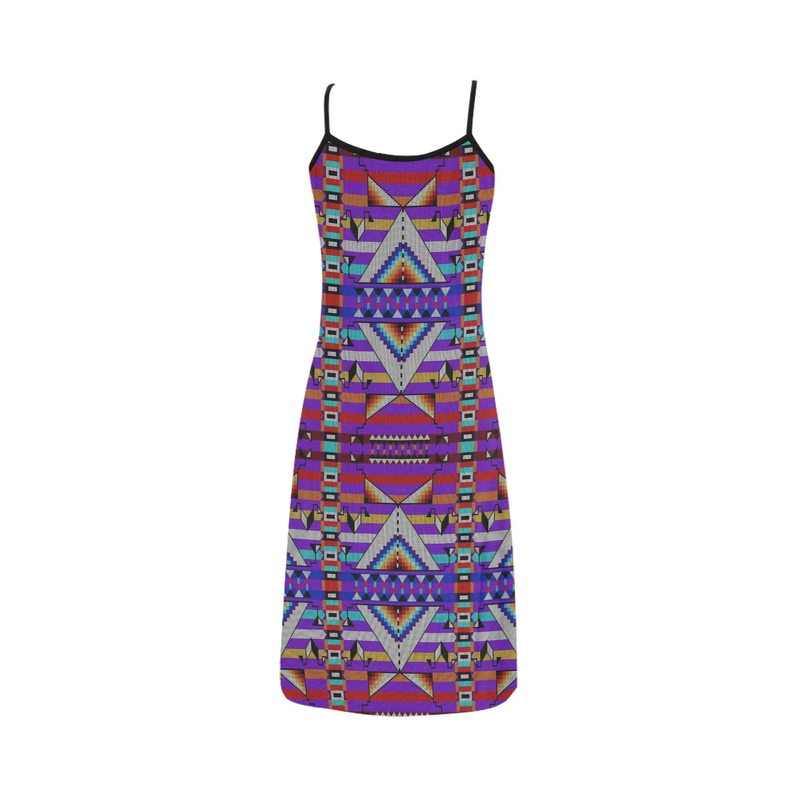 Medicine Blessing Purple Alcestis Slip Dress (Model D05)