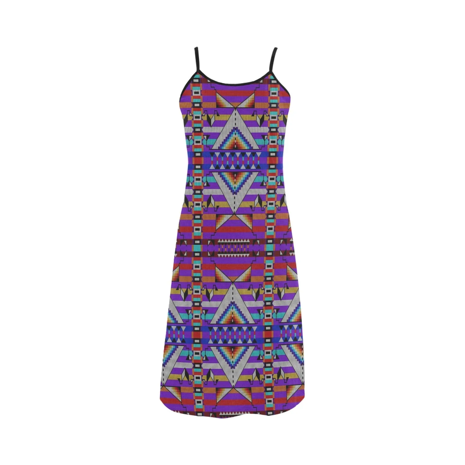 Medicine Blessing Purple Alcestis Slip Dress (Model D05)