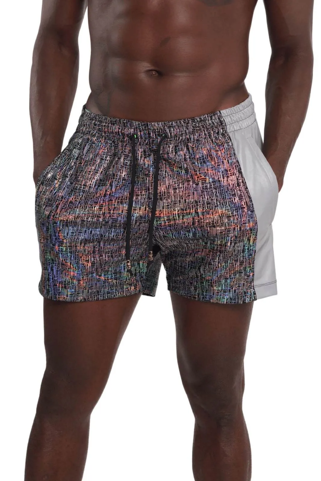 Mens Drawstring Shorts with Liner - Matrix