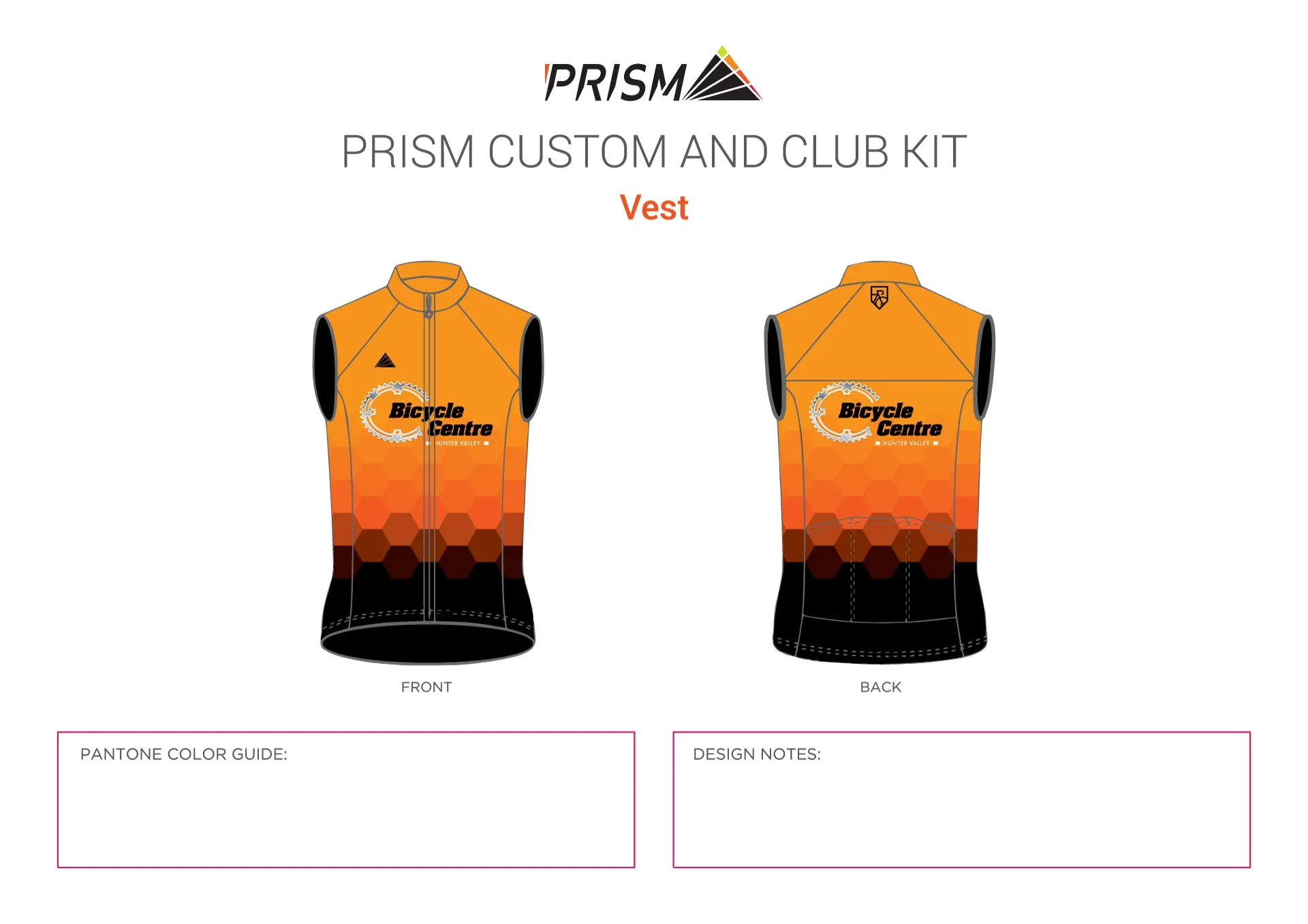 Men's Grand Tour Vest - HVBC Sunrise