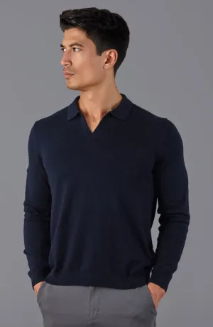 Sustainable-luxury Polo Sweater