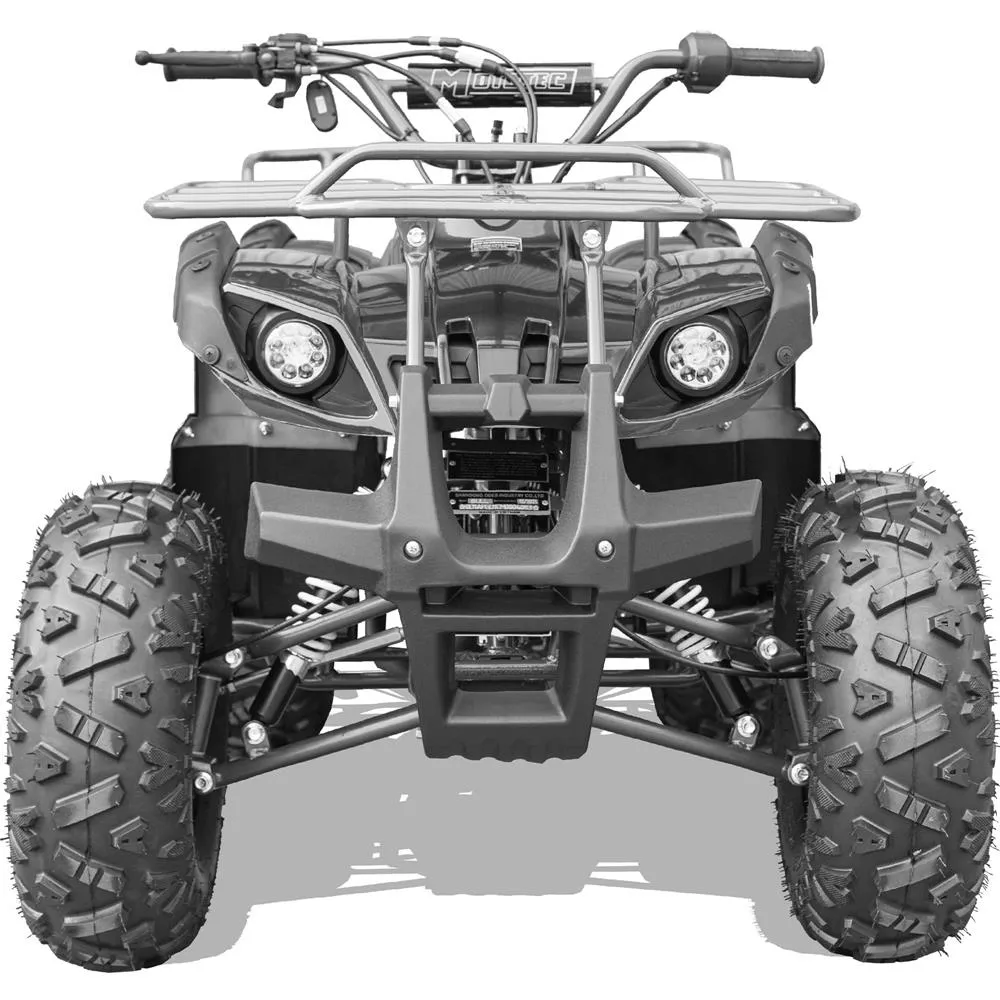 MotoTec Bull 125cc 4-Stroke Kids Gas ATV Black