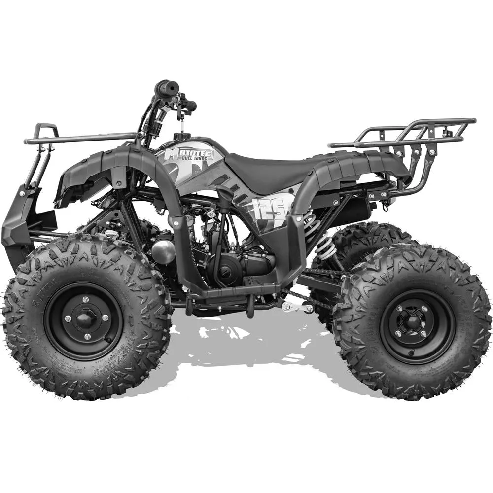 MotoTec Bull 125cc 4-Stroke Kids Gas ATV Black