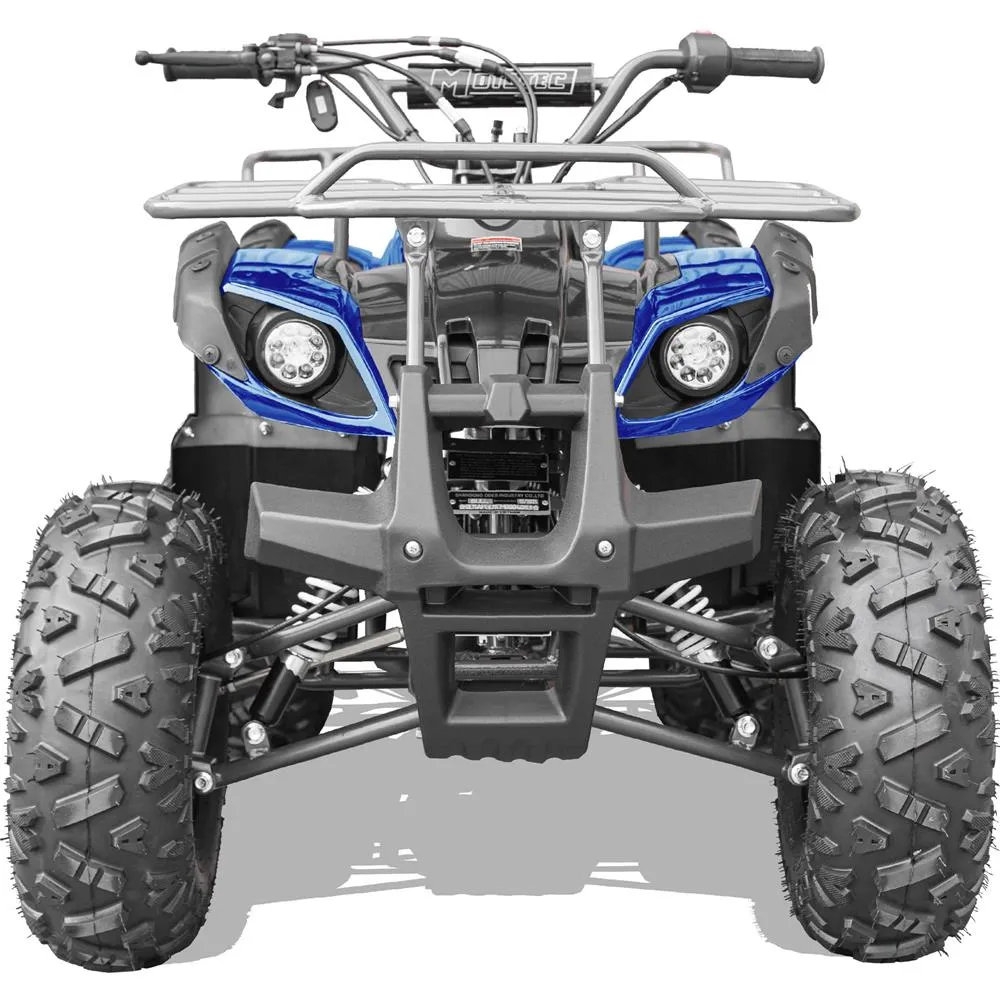 MotoTec Bull 125cc 4-Stroke Kids Gas ATV Blue