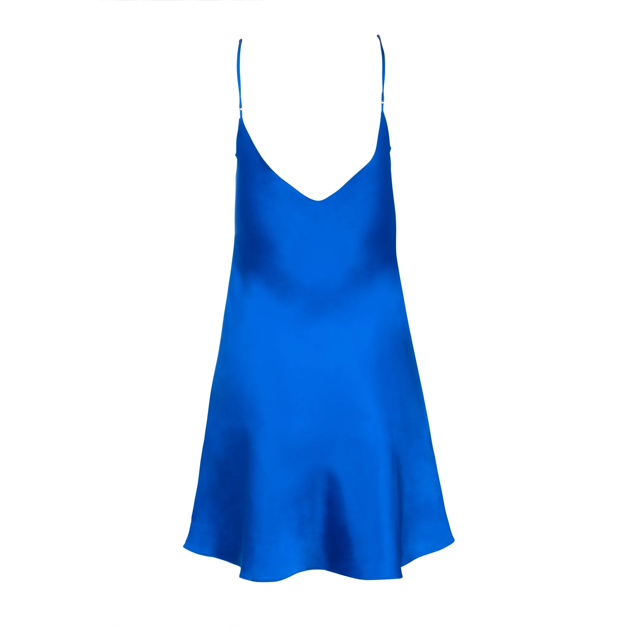 New Cobalt Mini Slip Dress