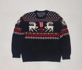 Nwt Polo Ralph Lauren K-Swiss Reindeer Sweater