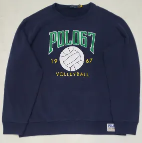 Nwt Polo Ralph Lauren Navy 1967 Volleyball Sweatshirt