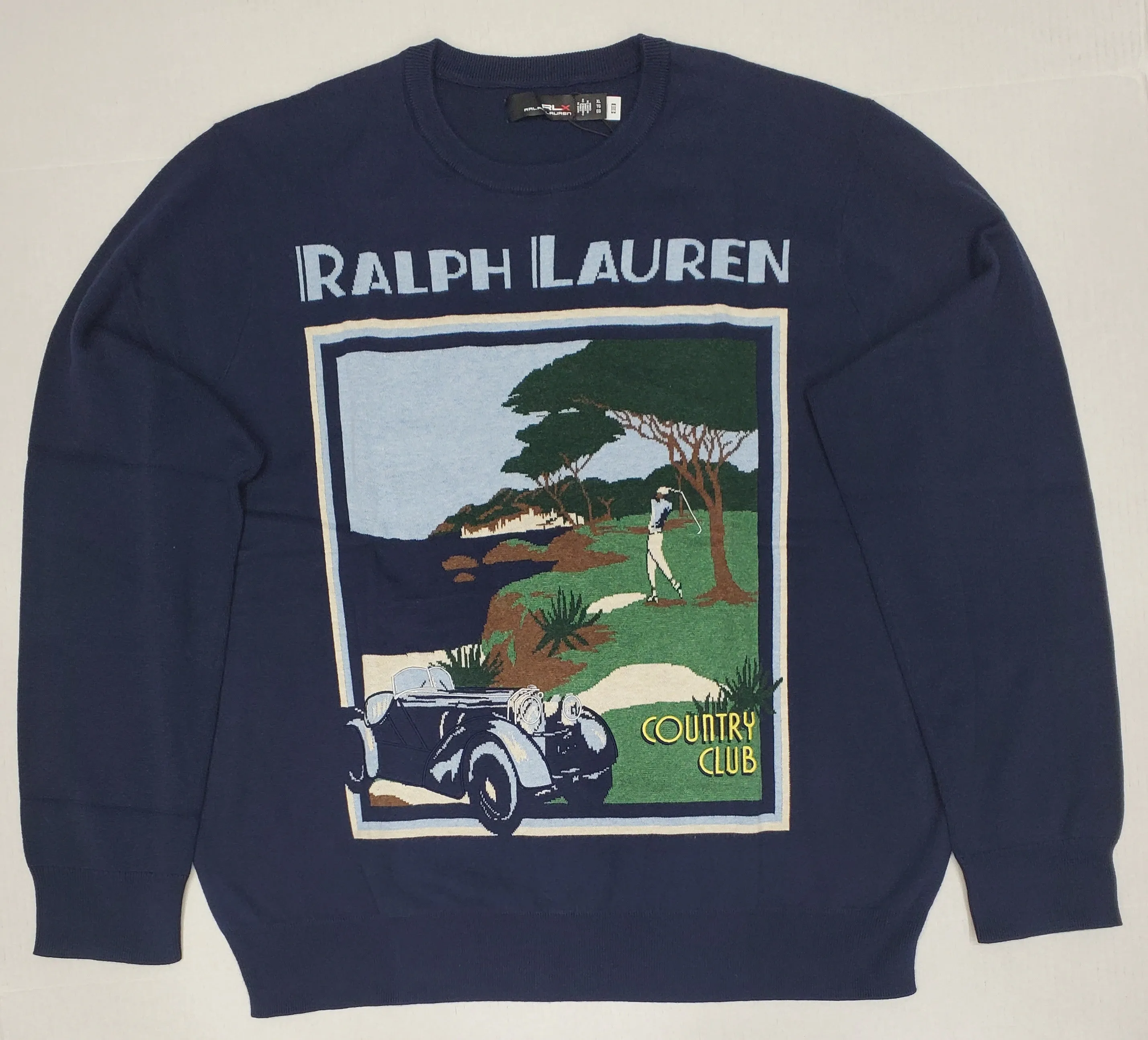 Nwt RLX Ralph Lauren Country Club Cotton Blend Sweaters