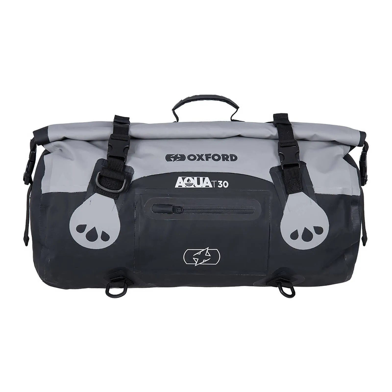 Oxford Roll Bag Aqua T30 - Black / Grey