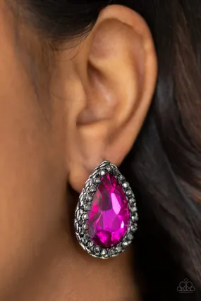 Paparazzi Dare To Shine Earrings Pink