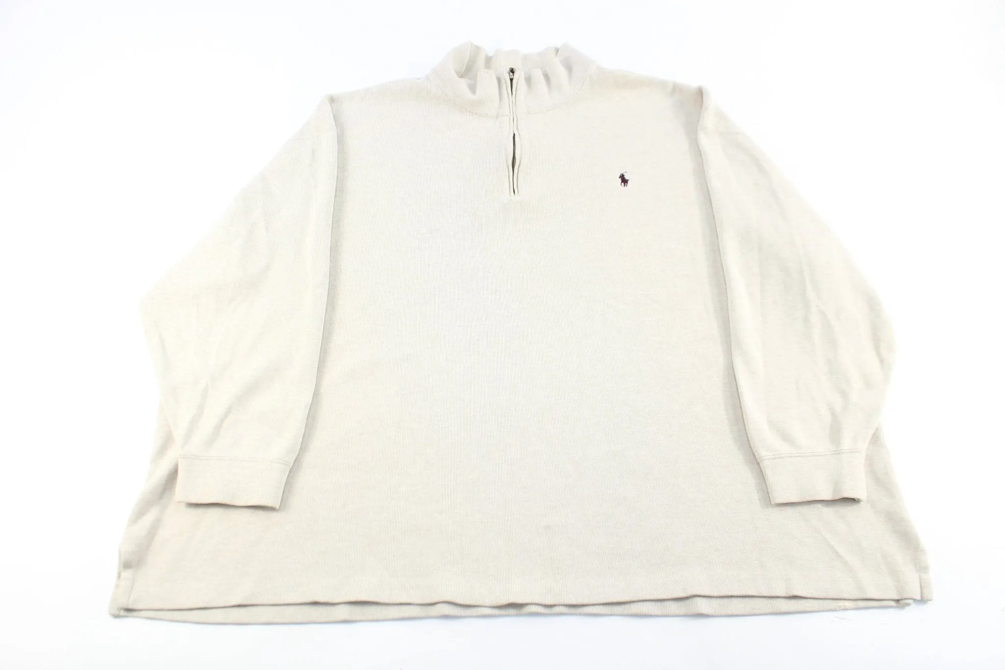 Polo by Ralph Lauren Embroidered Logo Beige Sweater