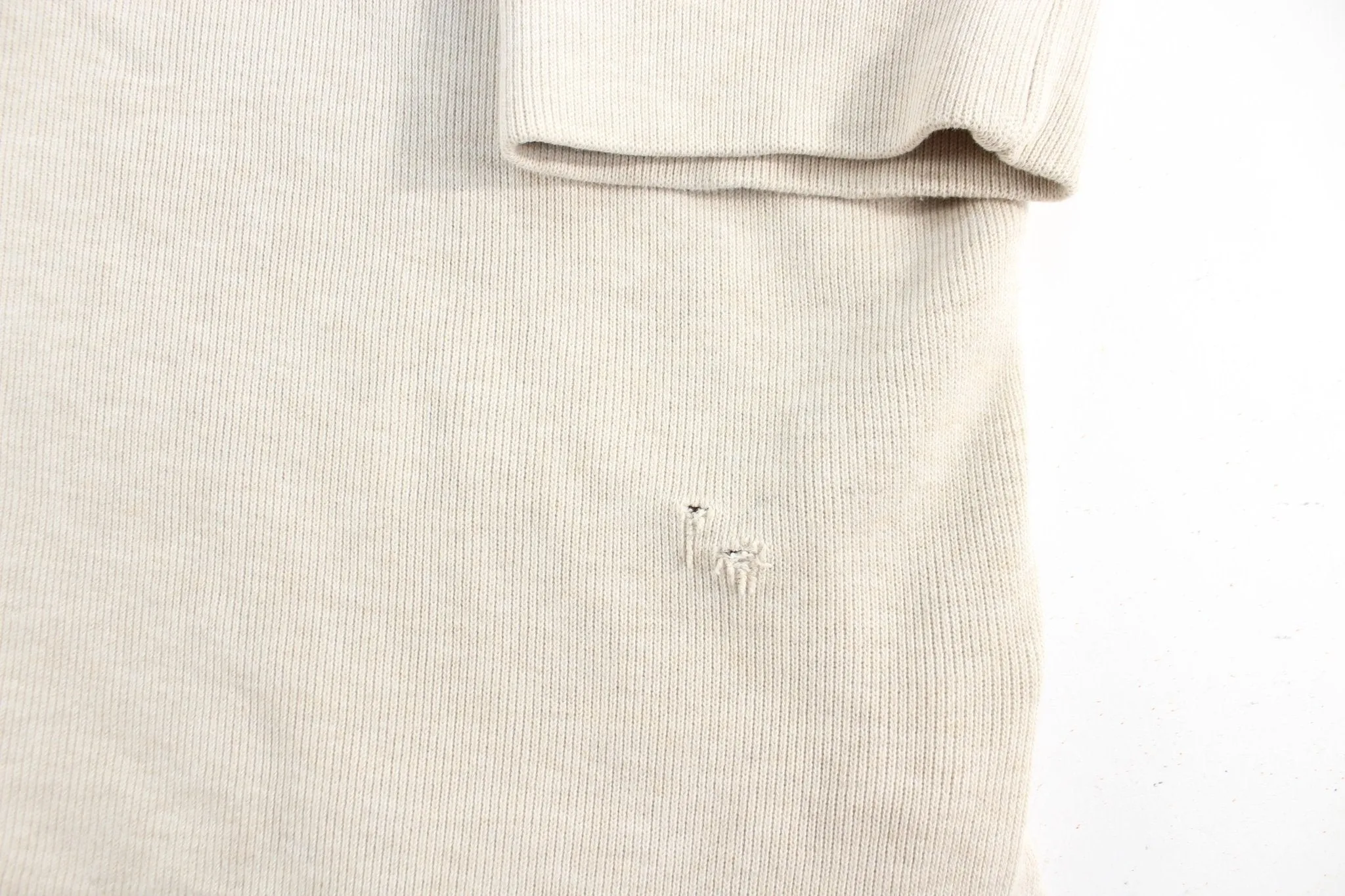 Polo by Ralph Lauren Embroidered Logo Beige Sweater