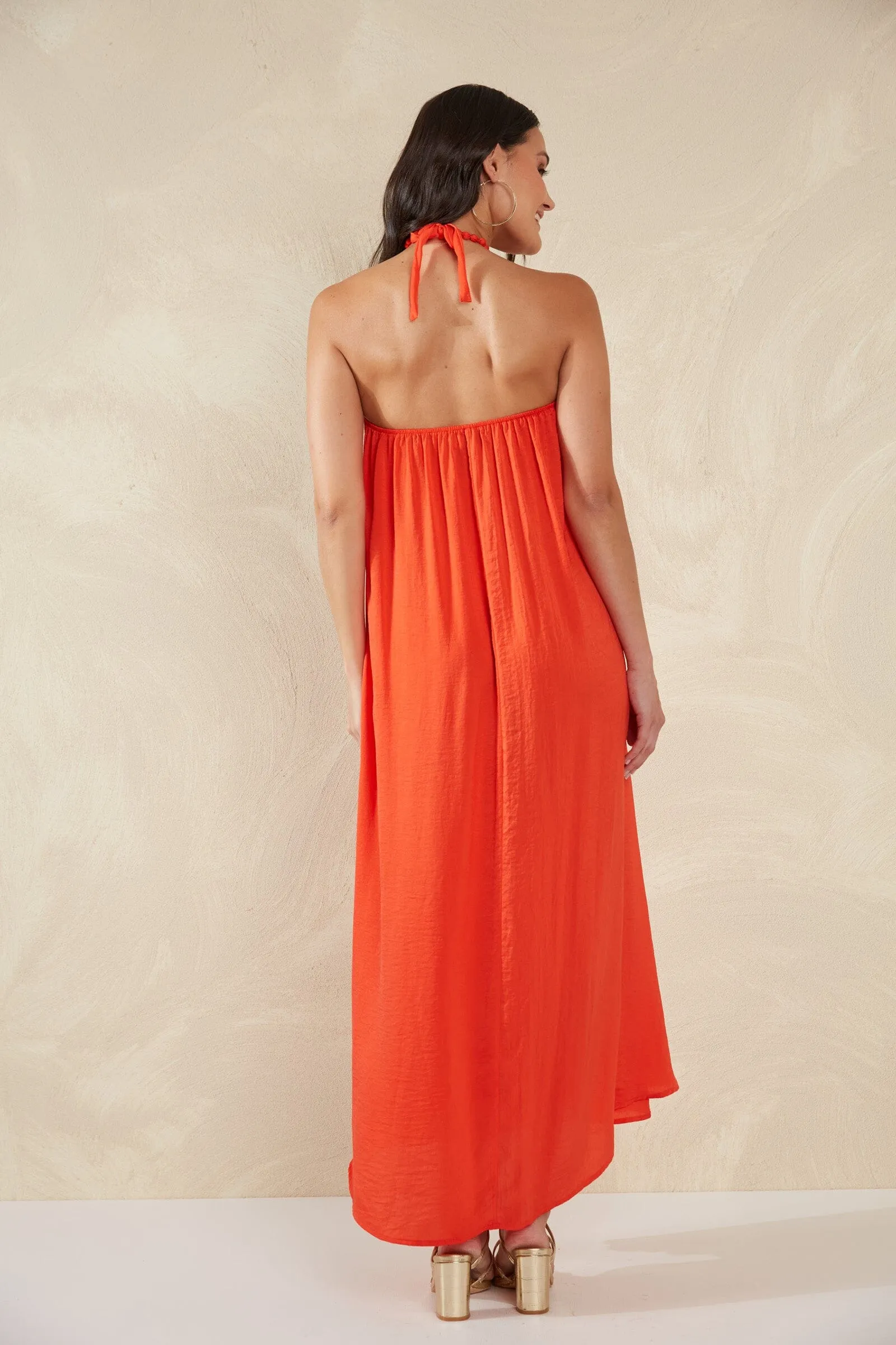 Portofino Halter Maxi - Aperol