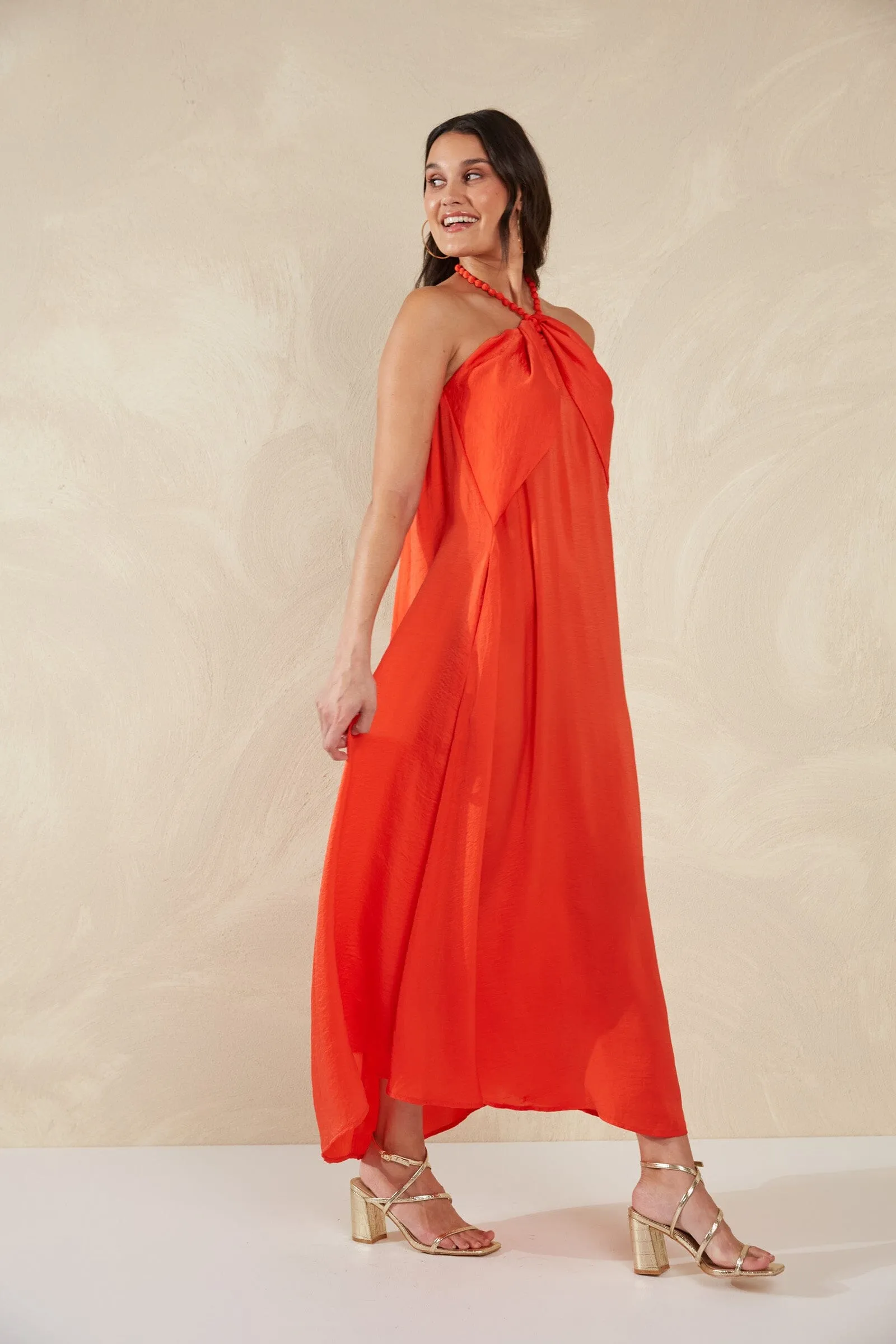 Portofino Halter Maxi - Aperol