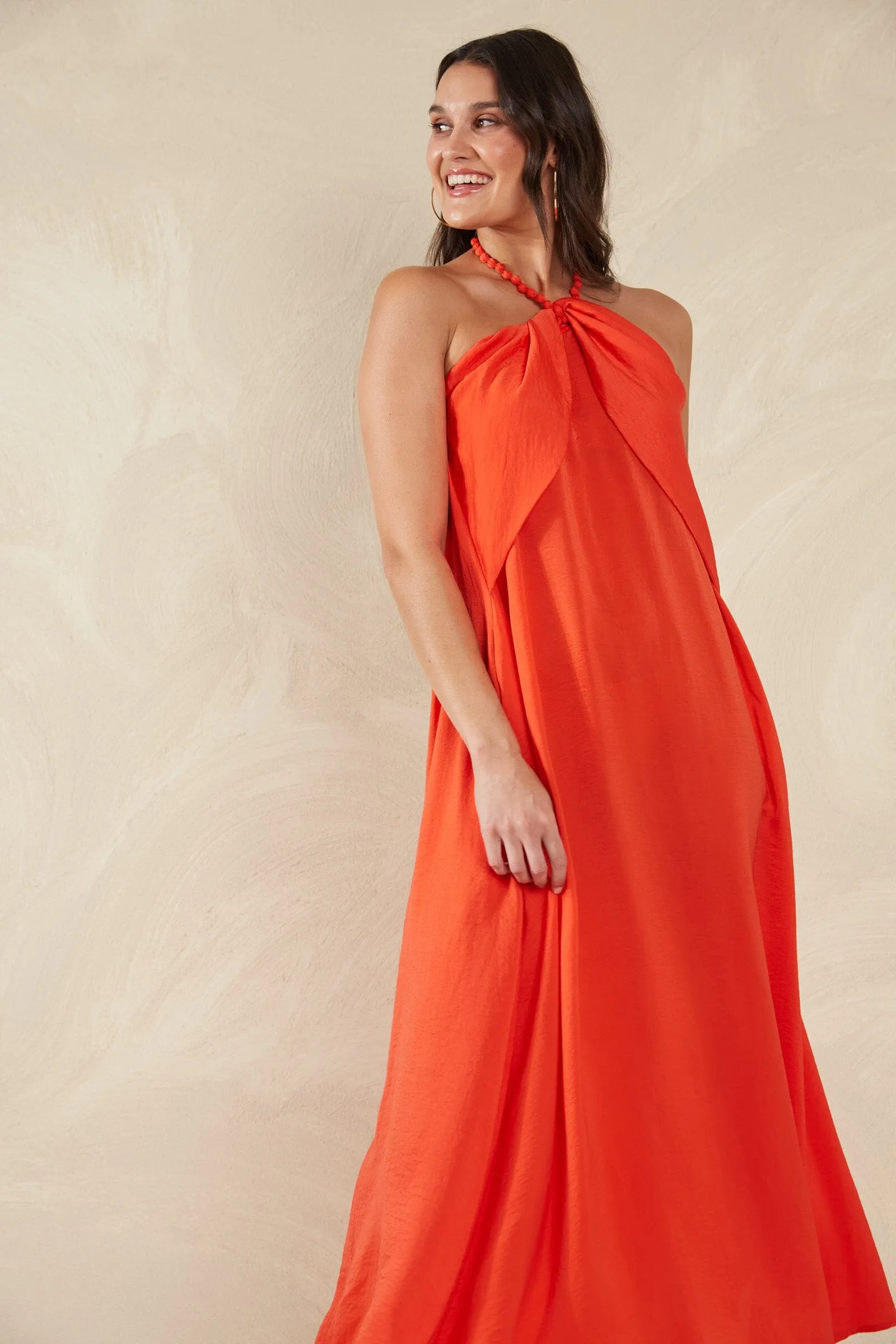 Portofino Halter Maxi - Aperol