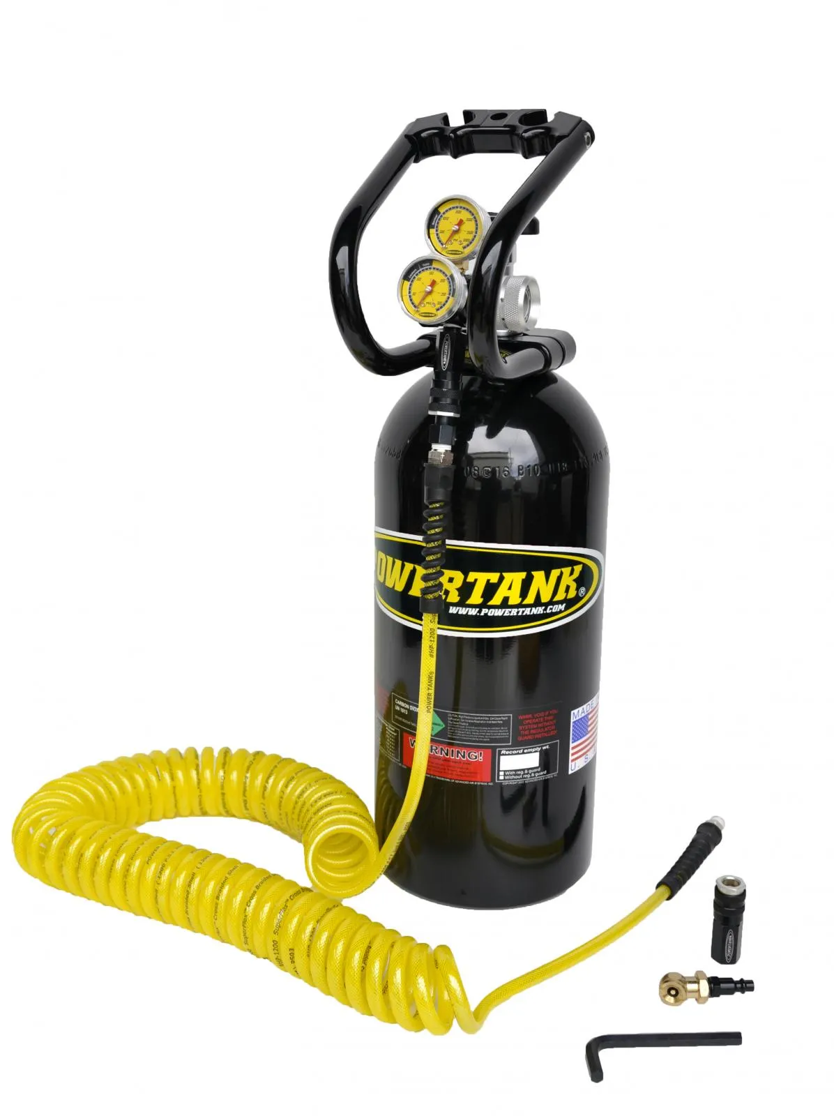 Power Tank - Portable Air Compressor - 10 LB 0-250 PSI Tank Basic System Power Tank