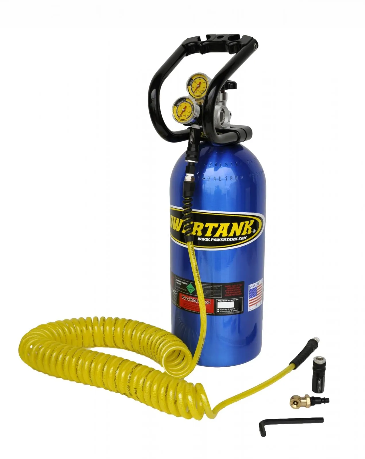 Power Tank - Portable Air Compressor - 10 LB 0-250 PSI Tank Basic System Power Tank