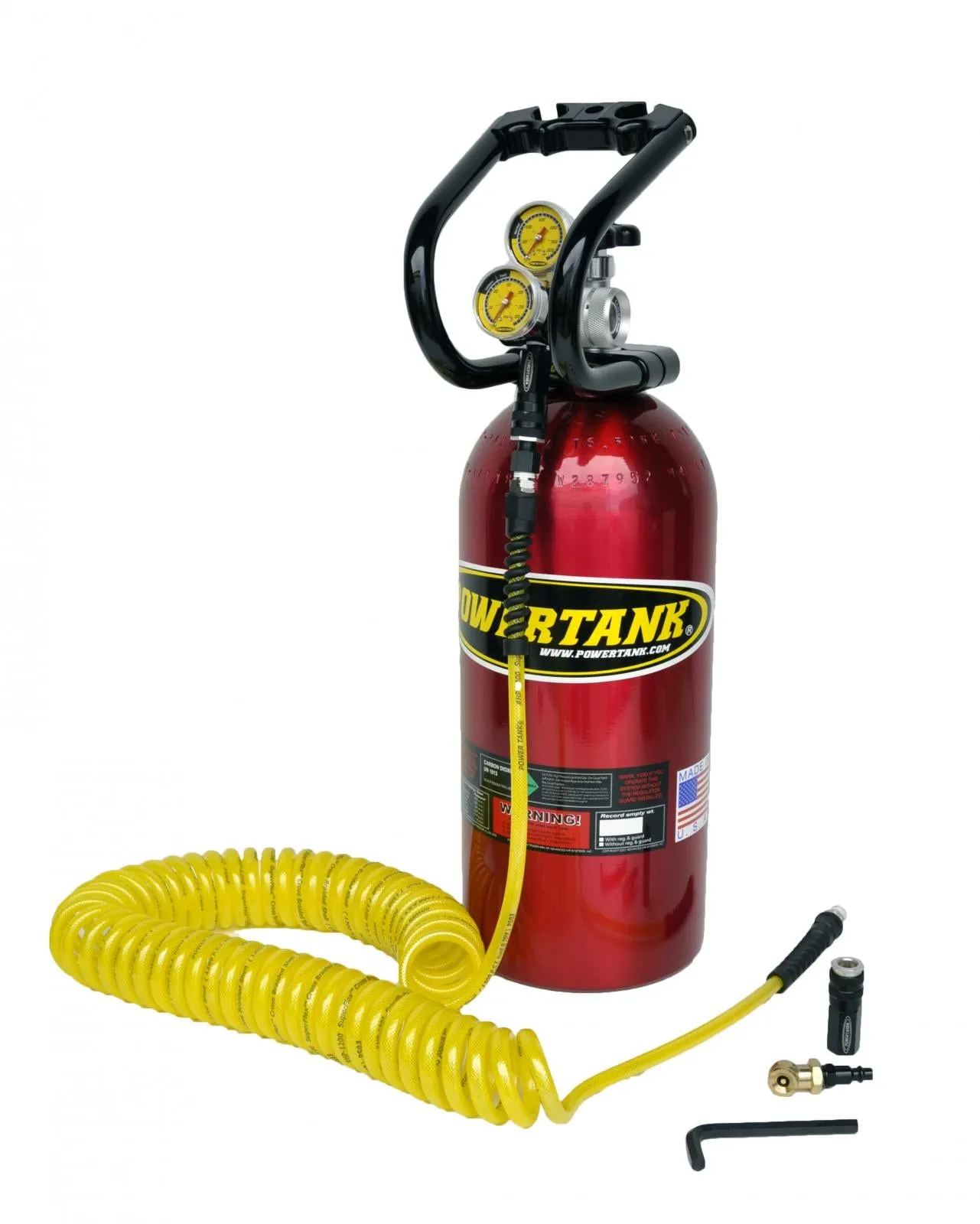 Power Tank - Portable Air Compressor - 10 LB 0-250 PSI Tank Basic System Power Tank