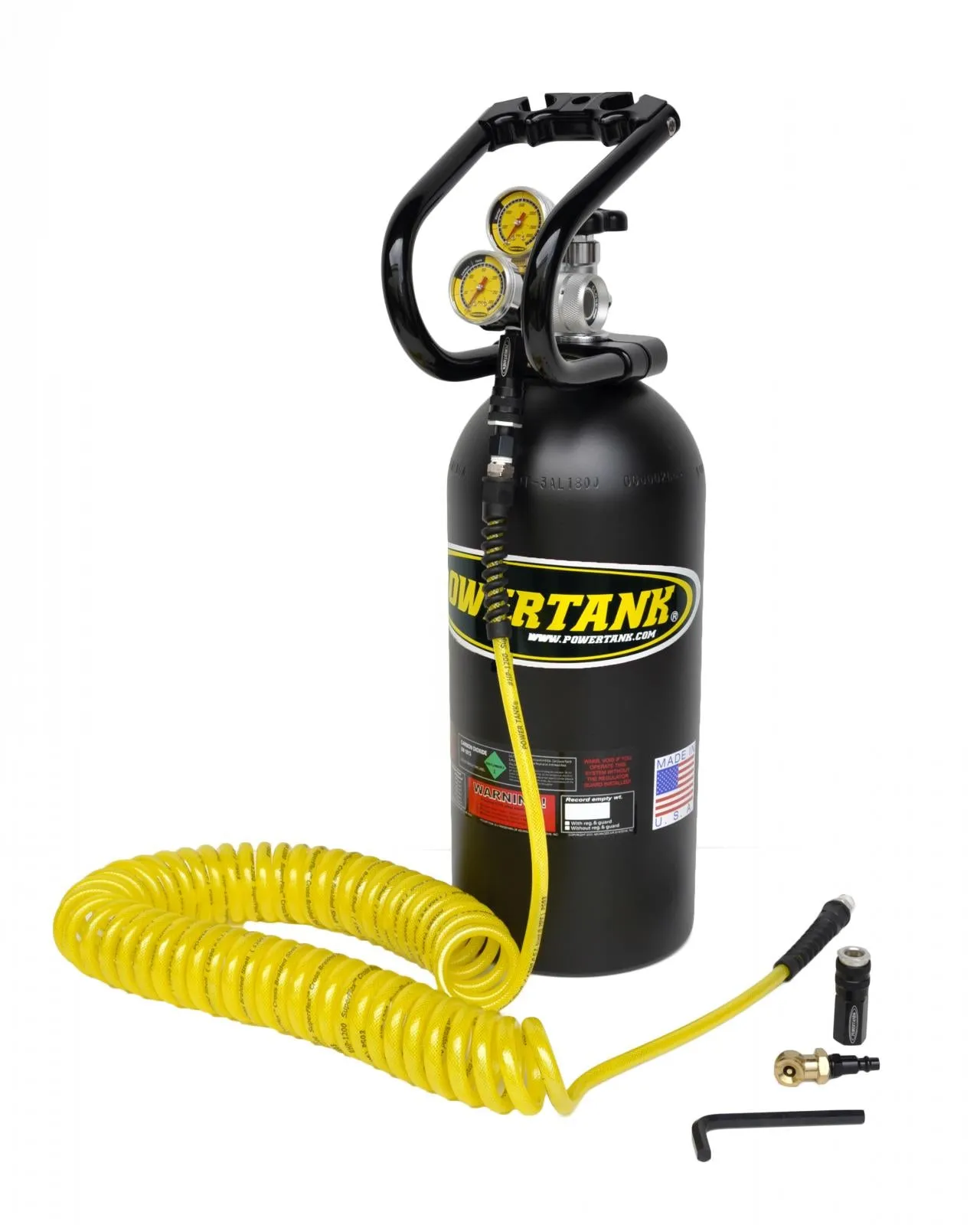 Power Tank - Portable Air Compressor - 10 LB 0-250 PSI Tank Basic System Power Tank