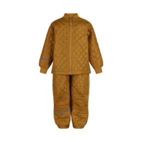 Quilted Thermal Set: Buckthorn Brown