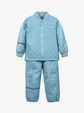 Quilted Thermal Set - Cerulean