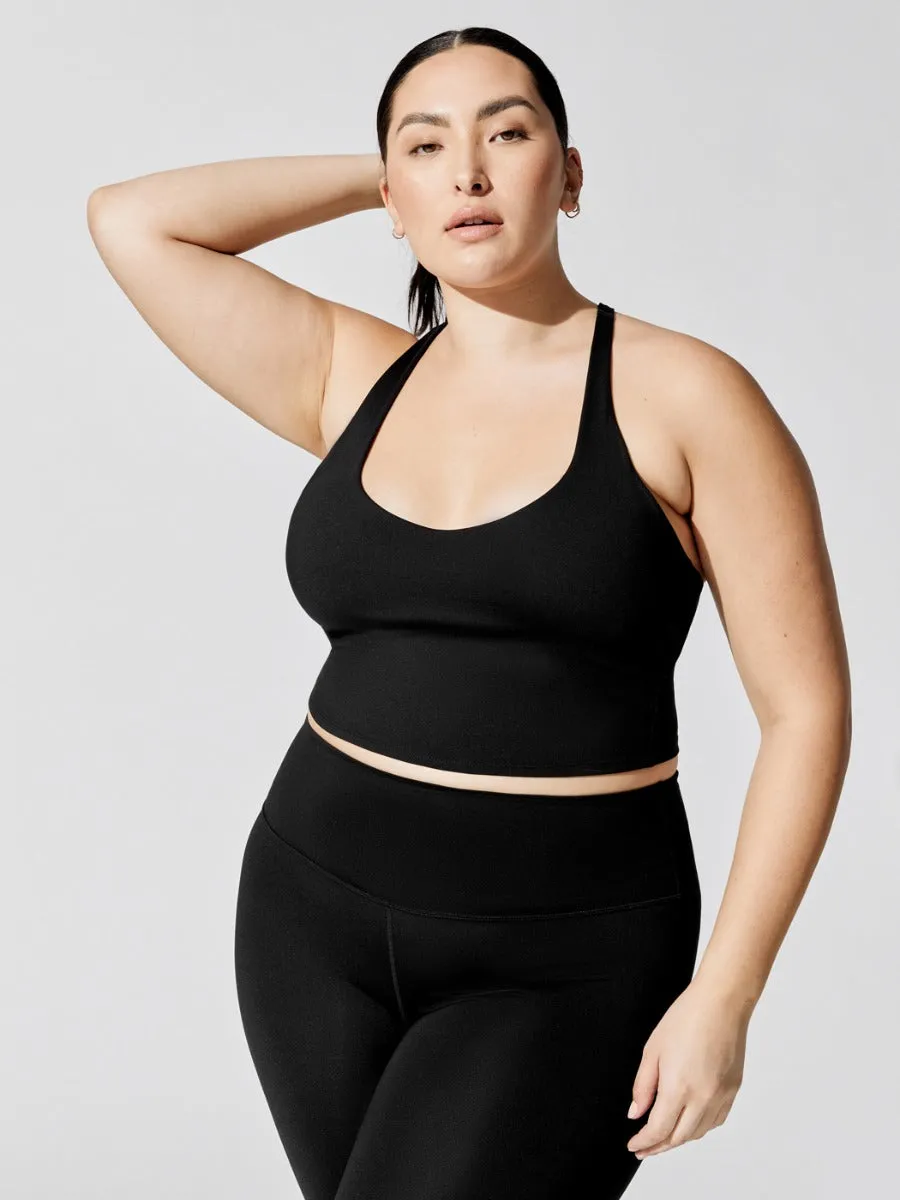 Racer Cami In Cloud Compression - Black