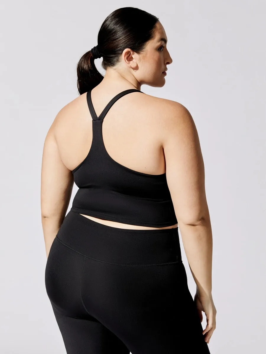 Racer Cami In Cloud Compression - Black