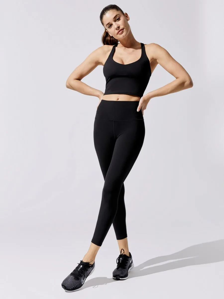 Racer Cami In Cloud Compression - Black