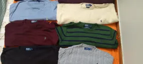 Ralph Lauren polo sweater round neck v neck 15 pcs