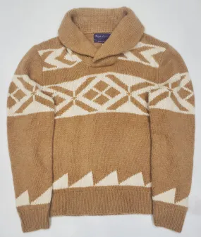 Ralph Lauren Purple Label Patterned Cashmere-Knit Sweater