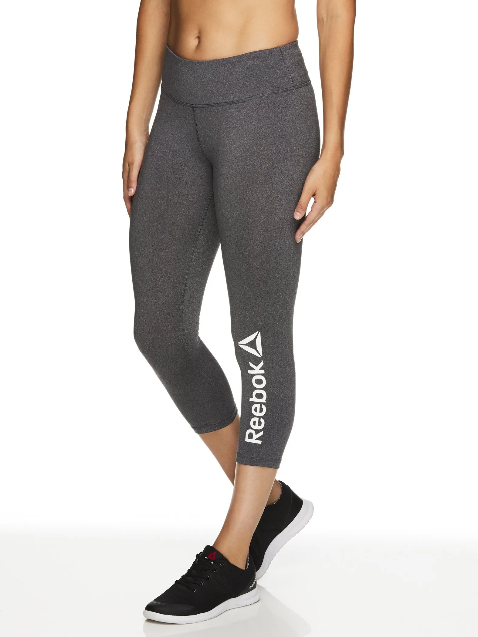 Reebok Women's Quick Capri Branded Leggings