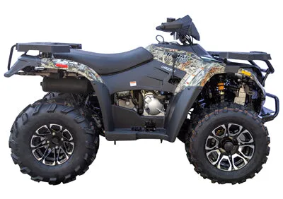 RPS Muscle 300 base model 4X4 Utility ATV, back rest, 22hp, Shaft drive, Selectable 4WD.