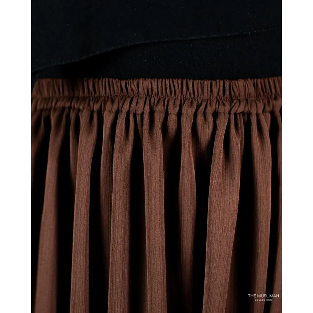 Sale Coffee Nida Flowy Skirt