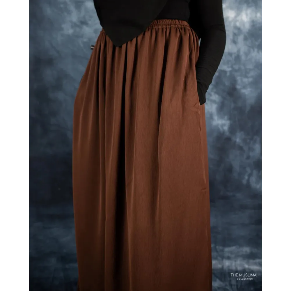 Sale Coffee Nida Flowy Skirt