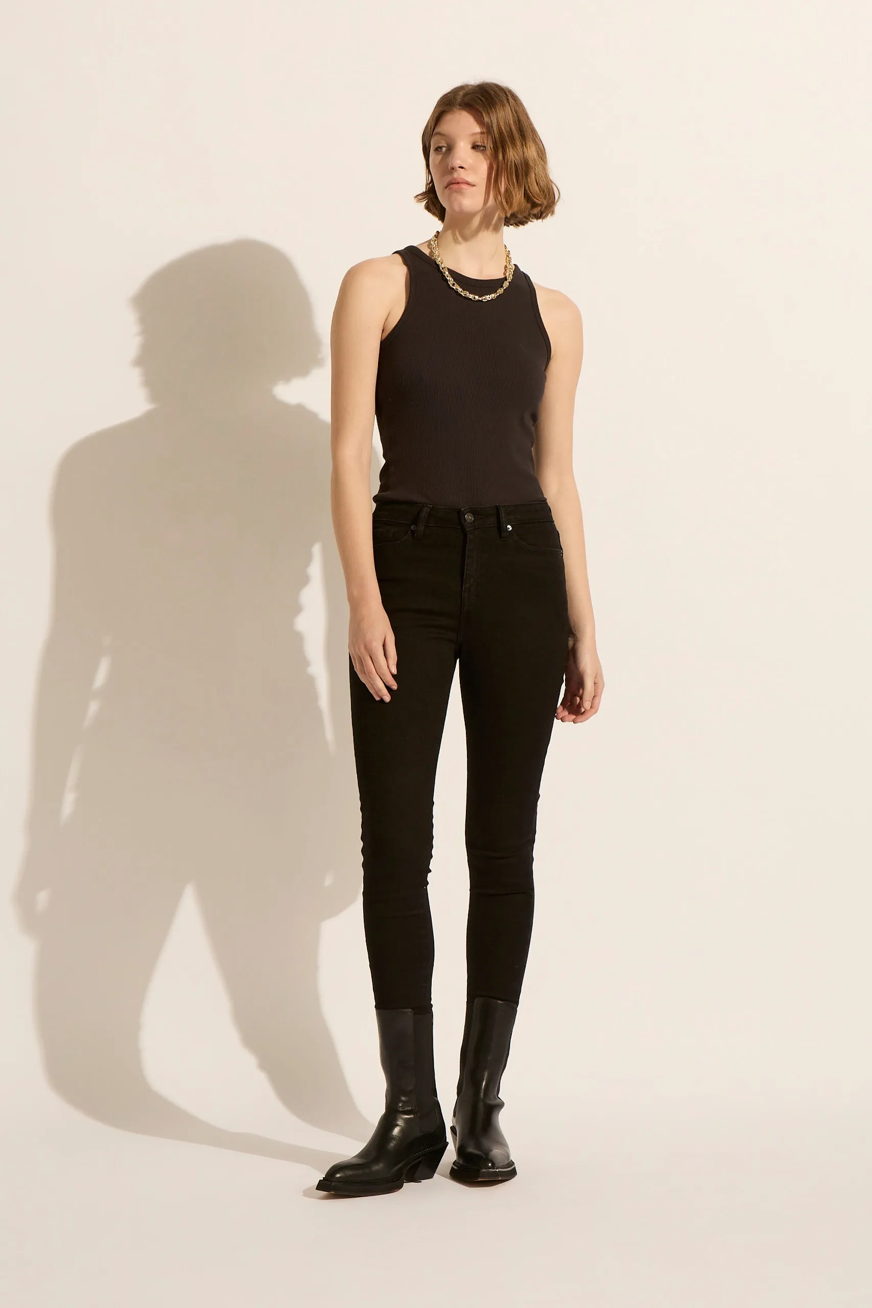 SALE - Harriet High Rise Skinny Jean - Black