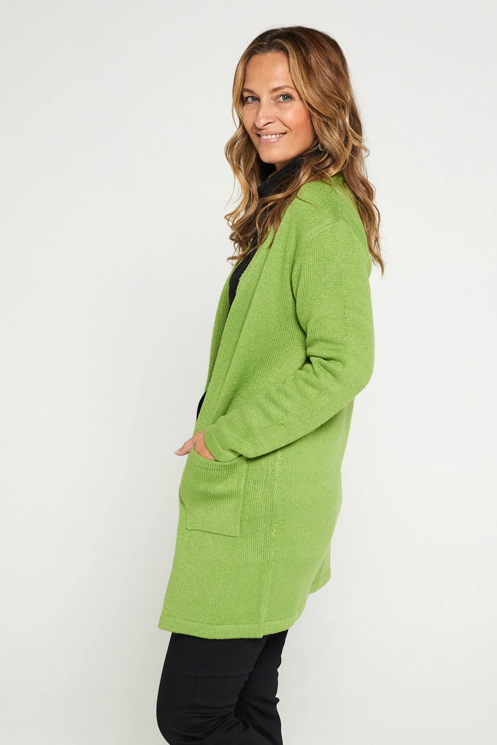 Salima Knit Cardigan - Green